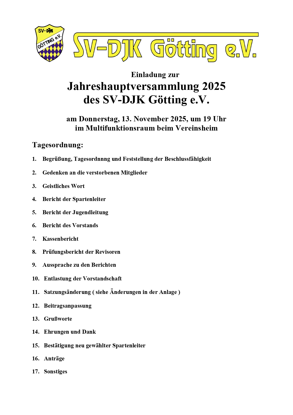 Einladung mit Tagesordnung page 0001